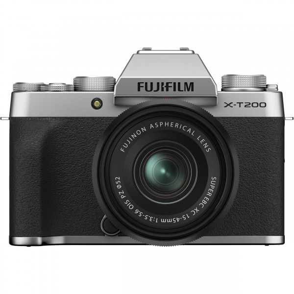 Fujifilm XT200 + XC 15-45mm F3.5-5.6 OIS PZ Silver - Appareil Photo Hybride