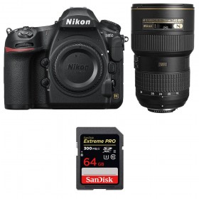Nikon D850 + 16-35mm F4G ED VR + SanDisk 64GB Extreme PRO UHS-II SDXC 300MB/s - Appareil photo Reflex