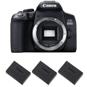 Canon 850D Nu + 3 Canon LP-E17 - Appareil photo Reflex