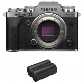 Fujifilm XT4 Nu Silver + 1 Fujifilm NP-W235 - Appareil Photo Hybride