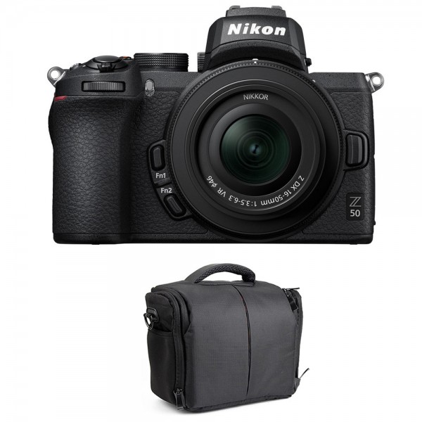 Nikon Z50 + 16-50mm F3.5-6.3 VR + Sac - Appareil Photo Hybride