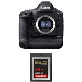 Canon 1DX Mark III + SanDisk 64GB Extreme PRO CFexpress Type B - Appareil photo Reflex Professionnel