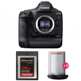 Canon 1DX Mark III + SanDisk 128GB Extreme PRO CFexpress Type B + 2 Canon LP-E19 - Cámara reflex