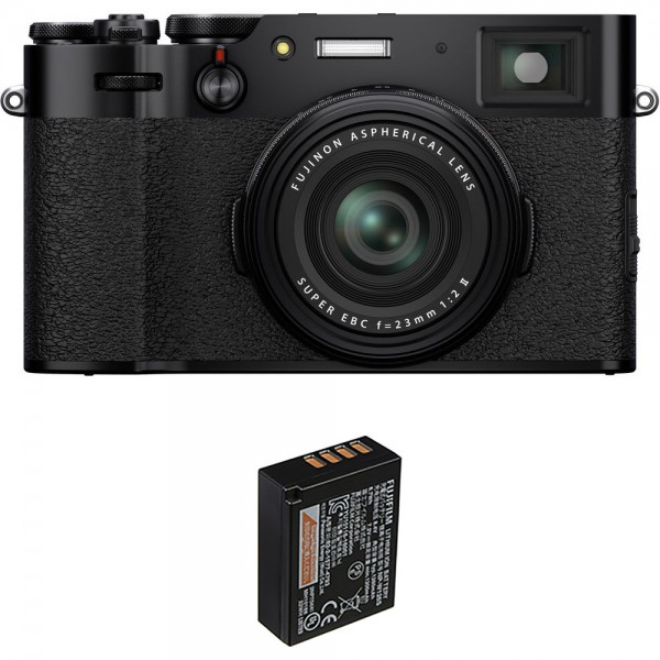 Fujifilm X100V Noir + 1 Fujifilm NP-W126S - Appareil Compact Expert