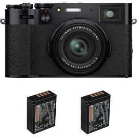 Fujifilm X100V Noir + 2 Fujifilm NP-W126S - Appareil Compact Expert