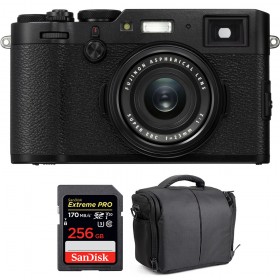 Fujifilm X100F Noir + SanDisk 256GB Extreme Pro UHS-I SDXC 170 MB/s + Sac - Appareil Compact Expert