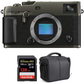 Fujifilm XPro 3 Nu Dura Black + SanDisk 128GB Extreme Pro UHS-I SDXC 170 MB/s + Sac - Appareil Photo Hybride