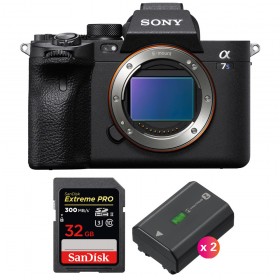 Sony Alpha 7S III Body + SanDisk 32GB Extreme PRO UHS-II SDXC 300 MB/s + 2 Sony NP-FZ100 - Mirrorless camera
