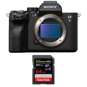 Sony A7S III Nu + SanDisk 64GB Extreme PRO UHS-II SDXC 300 MB/s - Appareil Photo Professionnel