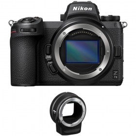 Nikon Z7 II Boîtier Nu + Nikon FTZ - Appareil Photo Hybride