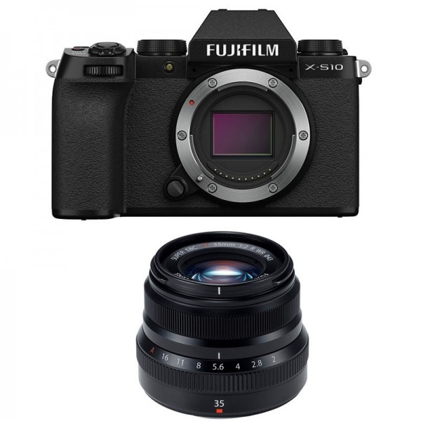Fujifilm X-S10 ( XS10 ) + XF 35mm F2 WR - Appareil Photo Hybride