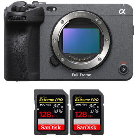 Sony FX3 Cinema camara + 2 SanDisk 128GB Extreme PRO UHS-II SDXC 300 MB/s - Cámara de cine