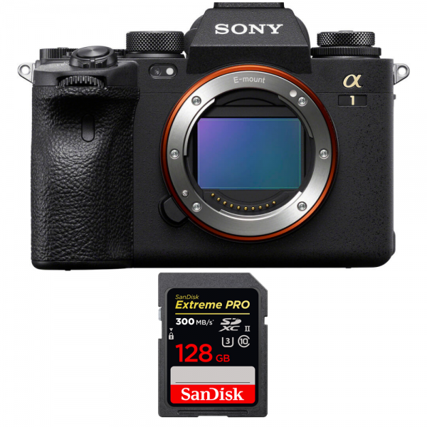 Sony A1 + 1 SanDisk 128GB Extreme PRO UHS-II SDXC 300 MB/s - Appareil Photo Professionnel