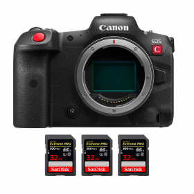 Canon EOS R5 C Nu + 3 SanDisk 32GB Extreme PRO UHS-II SDXC 300 MB/s