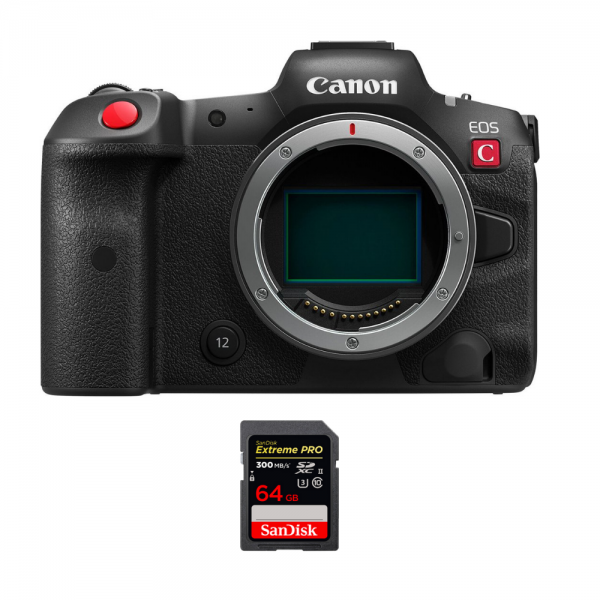 Canon EOS R5 C Nu + 1 SanDisk 64GB Extreme PRO UHS-II SDXC 300 MB/s