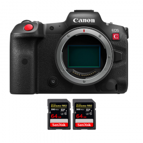 Canon EOS R5 C Nu + 2 SanDisk 64GB Extreme PRO UHS-II SDXC 300 MB/s