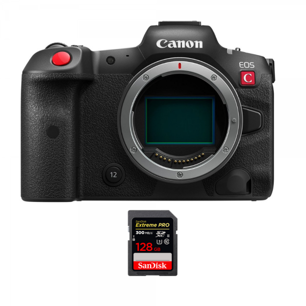 Canon EOS R5 C Nu + 1 SanDisk 128GB Extreme PRO UHS-II SDXC 300 MB/s