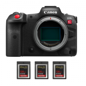 Canon EOS R5 C Nu + 3 SanDisk 128GB Extreme PRO CFexpress Type B