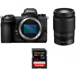 Nikon Z6 II + Z 24-200mm f/4-6.3 VR + 1 SanDisk 64GB Extreme PRO UHS-II SDXC 300 MB/s - Appareil Photo Hybride