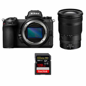 Nikon Z6 II + Z 24-120mm f/4 S + 1 SanDisk 128GB Extreme PRO UHS-II SDXC 300 MB/s - Appareil Photo Hybride