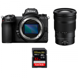Nikon Z7 II + Z 24-120mm f/4 S + 1 SanDisk 32GB Extreme PRO UHS-II SDXC 300 MB/s - Appareil Photo Hybride