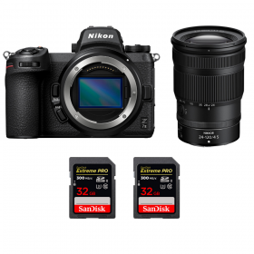 Nikon Z7 II + Z 24-120mm f/4 S + 2 SanDisk 32GB Extreme PRO UHS-II SDXC 300 MB/s - Appareil Photo Hybride