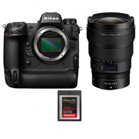 Nikon Z9 + Z 14-24mm f/2.8 S + 1 SanDisk 256GB Extreme PRO CFexpress Type B - Appareil Photo Professionnel