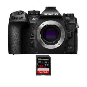 OM SYSTEM OM-1 + 1 SanDisk 128GB Extreme PRO UHS-II SDXC 300 MB/s Mirrorless camera