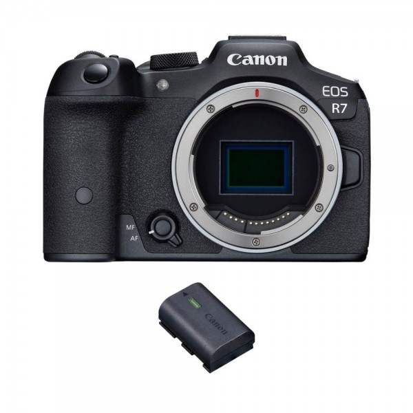 Canon EOS R7 + Canon LP-E6NH - Appareil Photo Hybride
