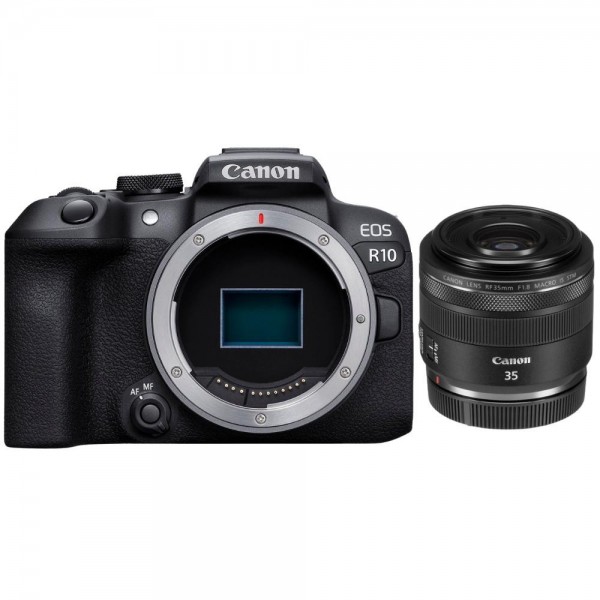Canon EOS R10 + RF 35mm F1.8 IS Macro STM - Appareil Photo Hybride APS-C