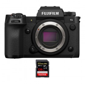 Fujifilm X-H2S + 1 SanDisk 128GB Extreme PRO UHS-II SDXC 300 MB/s - APS-C Mirrorless Camera