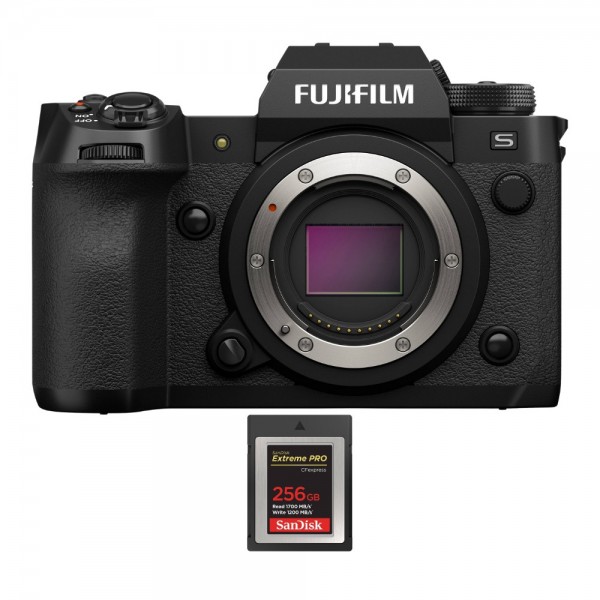 Fujifilm X-H2S + 1 SanDisk 256GB Extreme PRO CFexpress Type B - Appareil Photo APS-C