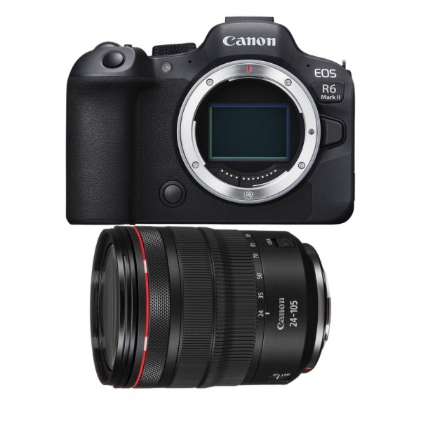 Canon EOS R6 Mark II + RF 24-105mm f/4 L IS USM - Appareil hybride Plein Format