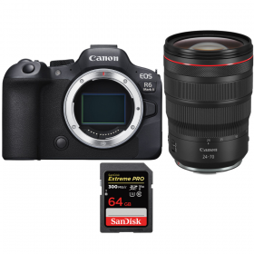 Canon EOS R6 Mark II + RF 24-70mm f/2.8 L IS USM + 1 SanDisk 64GB Extreme PRO UHS-II SDXC 300 MB/s