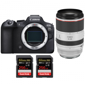 Canon EOS R6 Mark II + RF 70-200mm f/2.8 L IS USM + 2 SanDisk 256GB Extreme PRO UHS-II SDXC 300 MB/s